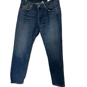 Rag & Bone Dre Low Rise Slim Boyfriend Jeans Women Size 28 Julienne Wiskers